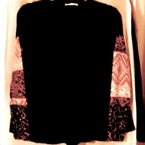 NEW Chic Boho Color Block Tops M/L